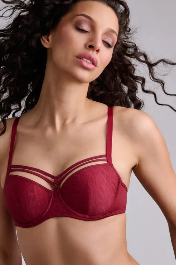 Hot seduction-plunge-balcony-bra Balconette Plunge