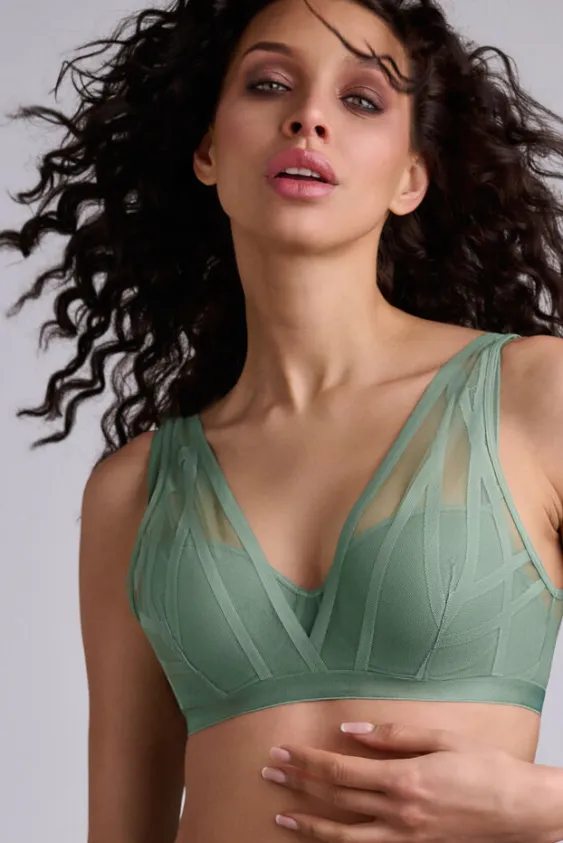 New the-illusionist-plunge-balcony-bra Balconette Plunge